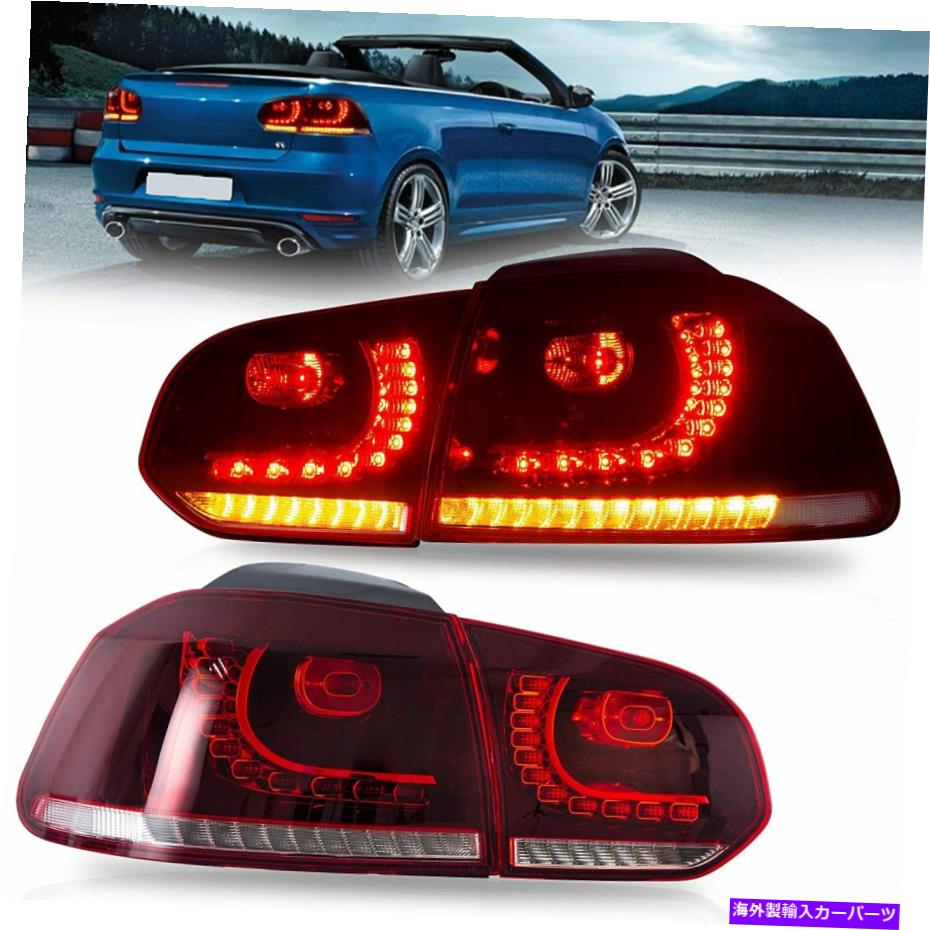 USテールライト VWフォルクスワーゲンゴルフ6 VI GTI 2010-2014リアランプのためのLED順次テールライト LED Sequential Tail Lights For VW Volkswagen Golf 6 VI GTI 2010-2014 Rear Lamps