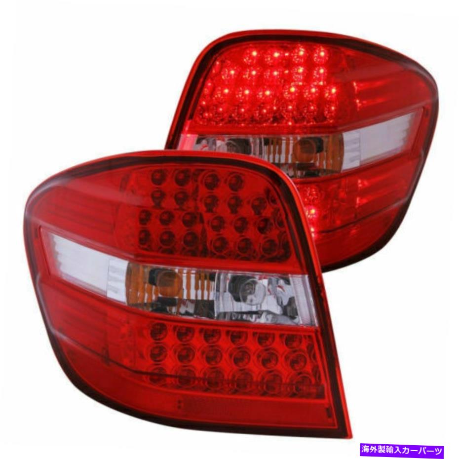 USテールライト Anzo 321053赤クリアレンズLEDテールライトは06-07メルセデスベンツMクラスW164 Anzo 321053 Red Clear Lens Led Tail Lights for 06-07 Mercedes-Benz M-Class W164