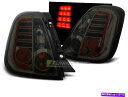 USテールライト フィアット500 07 - 煙LED CA LDFI05 Xino CAのテールライト Tail Lights for Fiat 500 07...