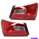 USテールライト Chevy LH＆Rh Malibuのための2つのテールライトランプのペアセット Pair Set of 2 Tail Lights Lamps Left-and-Right Outside for Chevy LH RH Malibu