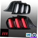 USe[Cg 15-20tH[h}X^OLEDV[PVe[CgAvAZuyA For 15-20 ford mustang led sequential tail lights rear lamps assembly pair