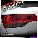 USテールライト Audi Q7 05-11 RS Quattro FSI TDIのためのスモークレッドフルLEDテールライト&インジケーター Smoked Red Full LED Tail Lights & Indicator for AUDI Q7 05-11 RS QUATTRO FSi TDI(2)