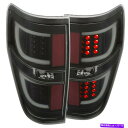 USテールライト FORD F-150 2009-2013テールライトLEDブラック ANZO For Ford F-150 2009-2013 Tail Lights LED Black