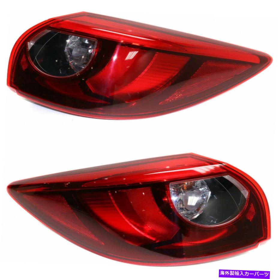 USテールライト マツダCX-5テールライト2016 LHとRHペア/セットアウターLED MA2804119 For Mazda CX-5 Tail Light 2016 LH and RH Pair/Set Outer LED MA2804119