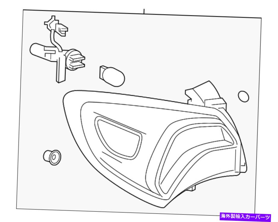 USテールライト 本物のGMテールランプアセンブリ84512455 Genuine GM Tail Lamp Assembly 84512455