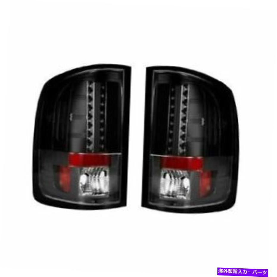 USテールライト Recon 264189BK LEDテールライトキットスモークレンズは2007-2013 GMC Sierra 1500 2500 Recon 264189BK LED Tail Light Kit Smoked Lens for 2007-2013 GMC Sierra 1500 2500