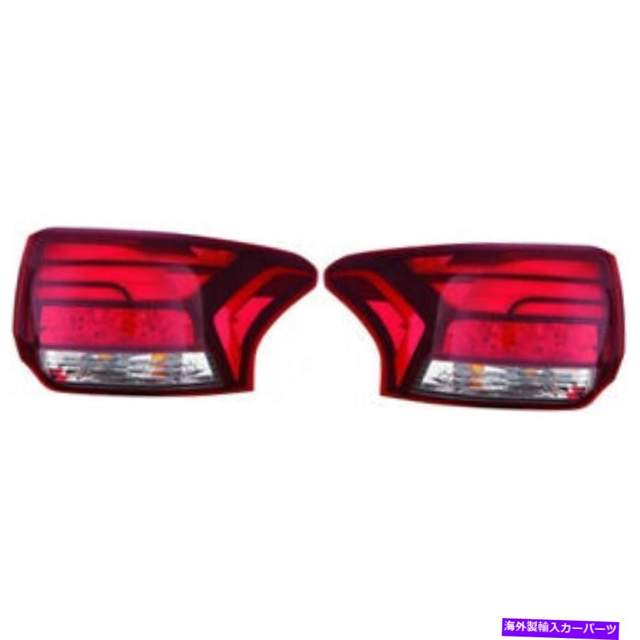 USテールライト 三菱アウトランダーテールライト2016-2020ペアLHとRH側の外側Capa For Mitsubishi Outlander Tail Light 2016-2020 Pair LH and RH Side Outer CAPA