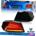 USテールライト 2015年から2019年のLEDテールライトSubaru WRX&Subaru WRX STI SMOCK LEDリアライト LED Tail Lights For 2015-2019 Subaru WRX & Subaru WRX STI smock LED Rear Lights(2)