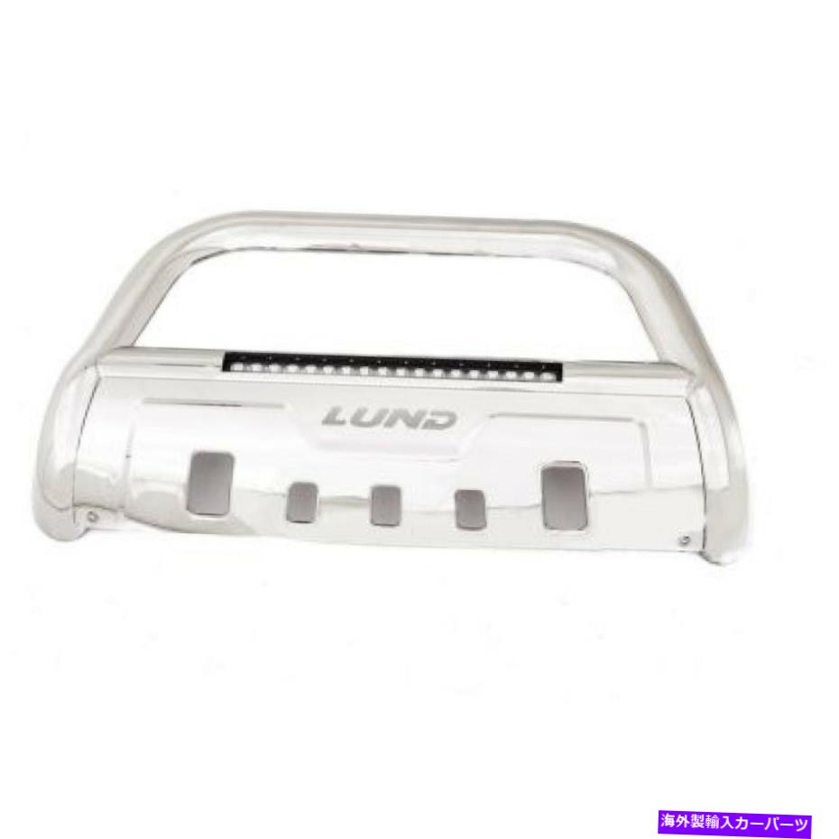 USテールライト LUND 47021216磨かれたブルバーw /光と配線のためのシボレーSilverado 1500のための配線 Lund 47021216 Polished Bull Bar w/Light And Wiring for Chevrolet Silverado 1500