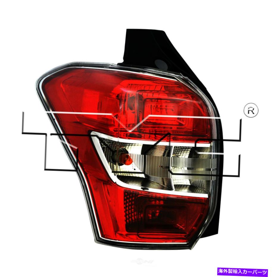 USテールライト テールライトアセンブリ - レギュラー左TYC 11-6598-00フィット14-16 Subaru Forester Tail Light Assembly-Regular Left TYC 11-6598-00 fits 14-16 Subaru Forester