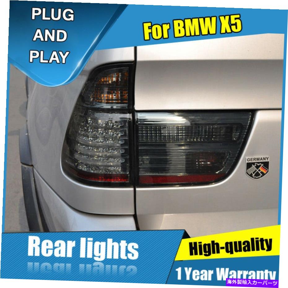 USテールライト BMW X5ダーク/赤色LEDリアランプアセンブリLEDテールライト1999-2002 For BMW x5 Dark / Red LED Rear Lamps Assembly LED Tail Lights 1999-2002
