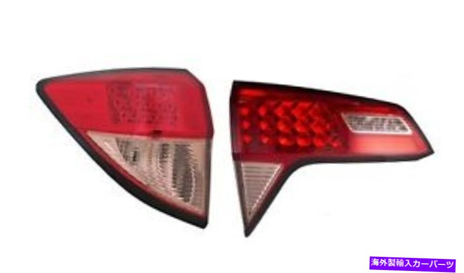 USテールライト 運転手左インナー＆外側純正テールライトブレーキランプHR-V 16-18 Driver Left Inner & Outer Genuine Tail Lights Brake Lamps For Honda HR-V 16-18