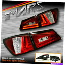 USテールライト レクサスISF ISF IS250 IS350 GSE20R 05-13のための透明な赤いLED 3Dストライプバーのテールライト Clear Red LED 3D Stripe Bar Tail Lights for Lexus ISF IS250 IS350 GSE20R 05-13