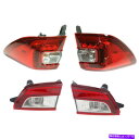 USテールライト Subaru outbackのためのLH&RH内部の4テールライトランプのセット Set of 4 Tail Lights Lamps Lef...