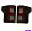 USテールライト Recon 264268BKスモークLEDテールライト15-17 Ford F150 Recon 264268BK Smoked LED Tail Lights For 15-17 Ford F150 NEW