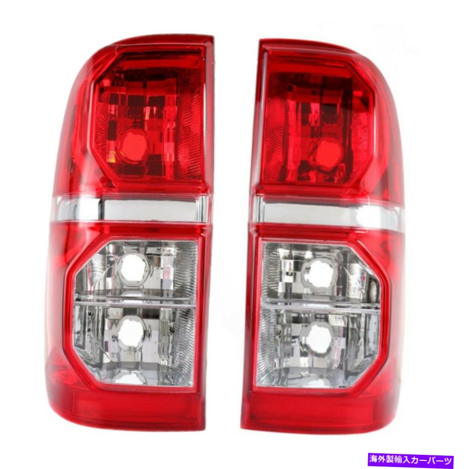 USテールライト TOYOTA HILUX SR SR SR5 7 GEN UTE PICKUP 05-15のための2ピーリアテールブレーキライトハウジング 2PC Rear Tail Brake Light Housing For Toyota Hilux SR SR5 7 Gen Ute Pickup 05-15