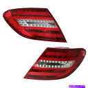 USテールライト メルセデスベンツC63 AMGテールライト2012-2015 LH＆RHペア/セットクーペ/セダン For Mercedes-Benz C63 AMG Tail Light 2012-2015 LH & RH Pair/Set Coupe/Sedan