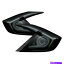 USテールライト スパイダーフィット16-18ホンダシビック4ドアライトバーLEDテールライト - ブラックスモーク Spyder Fit 16-18 Honda Civic 4 Door Light Bar LED Tail Lights - Black Smoke