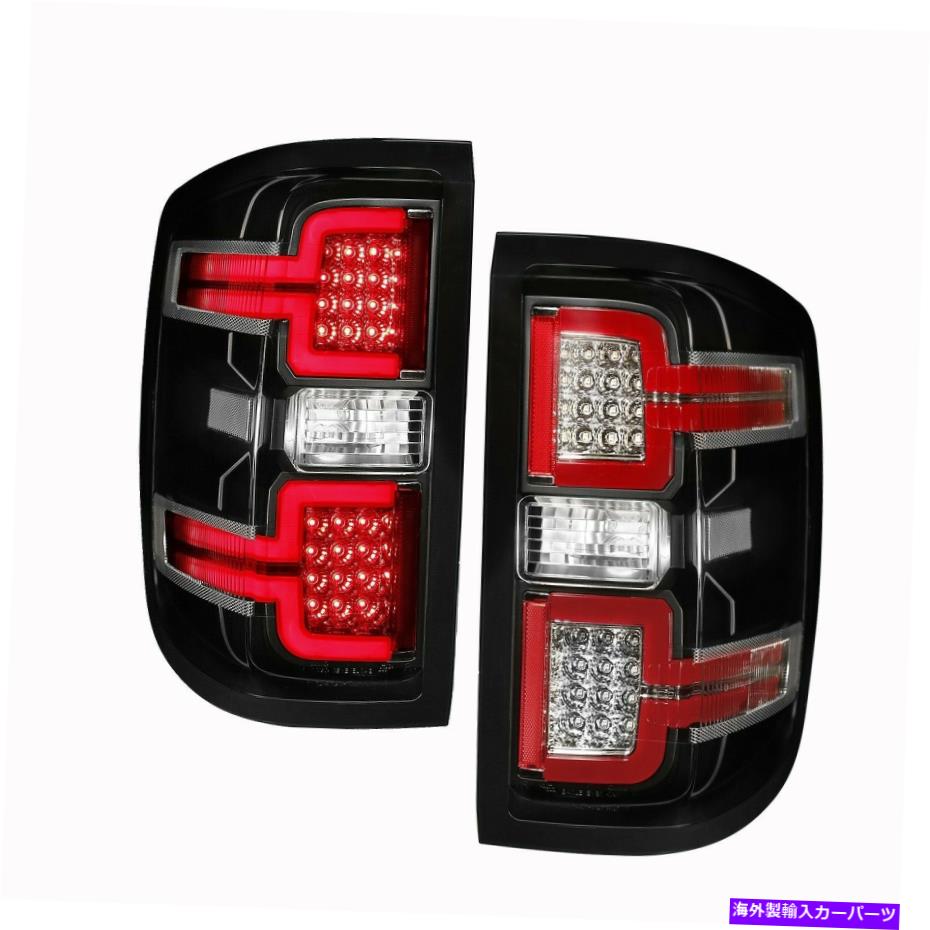 USテールライト Anzo 311289 LED Taillights Black House for 2014-2018 Chevy Silverado 1500 Anzo 311289 LED Taillights Black Housing For 2014-2018 Chevy Silverado 1500