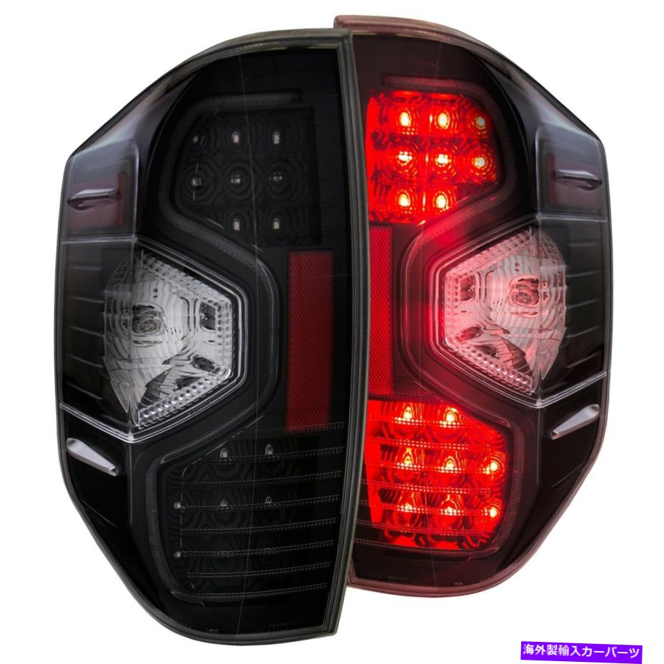 USテールライト Anzo 311233 LED Taillightsクリアレンズブラックハウジング2014-2019トヨタツンドラ Anzo 311233 LED Taillights Clear Lens Black Housing For 2014-2019 Toyota Tundra