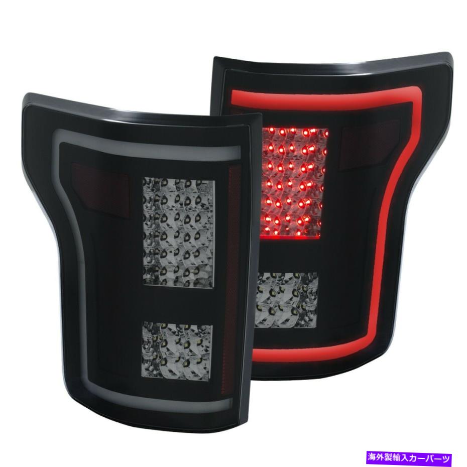 USテールライト Anzo 311286 LED Taillightsスモークレンズブラックハウジング2015-2017 Ford F-150 Anzo 311286 LED Taillights Smoked Lens Black Housing For 2015-2017 Ford F-150