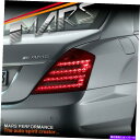 USテールライト Mercedes-Benz S-Class W221 2006-2009のためのクリアレッドS63スタイルLEDテールライト Clear Red S63 Style LED Tail Lights for Mercedes-Benz S-Class W221 2006-2009