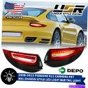 USテールライト 新しい991シャーシスタイルLEDライトバーテールライト09-12 Porsche 911 Carrera 997 New 991 Chassis Style LED Light Bar Tail Light For 09-12 Porsche 911 Carrera 997(2)