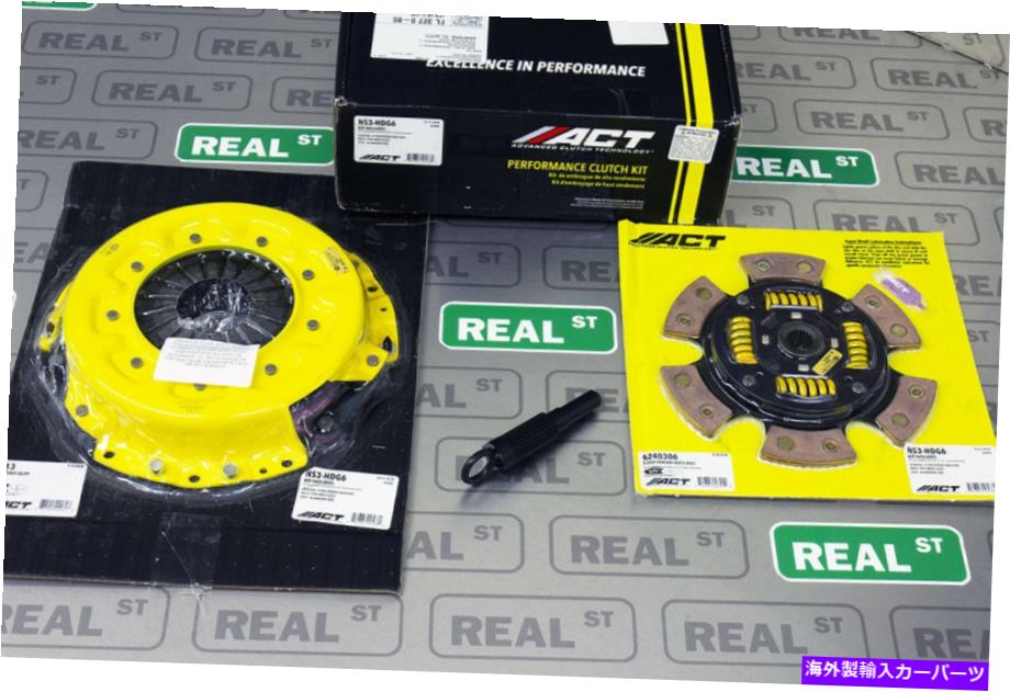 ACT HD 6 Puck Sprung Clutch Kit RB20DET RB25DET Skyline GTS NS3-HDG6カテゴリclutch kit状態新品メーカー車種発送詳細全国一律 送料無料（※北海道、沖縄、離島は省く）商品詳細輸入商品の為、英語表記となります。Condition: NewEngine Codes: RB20DET RB25DETMPN: NS3-HDG6Vehicle Make: NissanBrand: ACTUPC: 842385005382 条件：新品エンジンコード：RB20DET RB25DETMPN：NS3-HDG6車両製：日産ブランド：行為UPC：842385005382《ご注文前にご確認ください》■海外輸入品の為、NC・NRでお願い致します。■取り付け説明書は基本的に付属しておりません。お取付に関しましては専門の業者様とご相談お願いいたします。■通常2〜4週間でのお届けを予定をしておりますが、天候、通関、国際事情により輸送便の遅延が発生する可能性や、仕入・輸送費高騰や通関診査追加等による価格のご相談の可能性もございますことご了承いただいております。■海外メーカーの注文状況次第では在庫切れの場合もございます。その場合は弊社都合にてキャンセルとなります。■配送遅延、商品違い等によってお客様に追加料金が発生した場合や取付け時に必要な加工費や追加部品等の、商品代金以外の弊社へのご請求には一切応じかねます。■弊社は海外パーツの輸入販売業のため、製品のお取り付けや加工についてのサポートは行っておりません。専門店様と解決をお願いしております。■大型商品に関しましては、配送会社の規定により個人宅への配送が困難な場合がございます。その場合は、会社や倉庫、最寄りの営業所での受け取りをお願いする場合がございます。■輸入消費税が追加課税される場合もございます。その場合はお客様側で輸入業者へ輸入消費税のお支払いのご負担をお願いする場合がございます。■商品説明文中に英語にて”保証”関する記載があっても適応はされませんのでご了承ください。■海外倉庫から到着した製品を、再度国内で検品を行い、日本郵便または佐川急便にて発送となります。■初期不良の場合は商品到着後7日以内にご連絡下さいませ。■輸入商品のためイメージ違いやご注文間違い当のお客様都合ご返品はお断りをさせていただいておりますが、弊社条件を満たしている場合はご購入金額の30％の手数料を頂いた場合に限りご返品をお受けできる場合もございます。(ご注文と同時に商品のお取り寄せが開始するため)（30％の内訳は、海外返送費用・関税・消費全負担分となります）■USパーツの輸入代行も行っておりますので、ショップに掲載されていない商品でもお探しする事が可能です。お気軽にお問い合わせ下さいませ。[輸入お取り寄せ品においてのご返品制度・保証制度等、弊社販売条件ページに詳細の記載がございますのでご覧くださいませ]&nbsp;