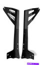 Cピラーバー Quake LED QBJ402 07-18 JK 52-53 "ストレートLEDライトバーピラーブラケット Quake LED QBJ402 07-18 JK 52-53" Straight LED Light Bar Pillar Bracket
