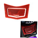 内装パーツ Cadillac ATS2013-19のための赤い炭素繊維の灰皿の斑点箱の内部カバーのトリム Red Carbon Fiber Ashtray St...