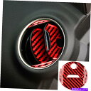 内装パーツ Chevrolet Camaro 2010-15エアベント内部レッドカーボンファイバーステッカートリム 8x For Chevrolet Camar...