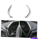 内装パーツ Ford F150 2015+ Chromeのためのインナーダッシュボードの楽器ボックスサイドトリムの装飾ストリップ Inner Dashboard Instrument Box Side Trim Decor Strips For Ford F150 2015+ Chrome(2)