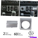 内装パーツ シガーライターUSBソケットのトリムカバーベゼルJL 2018 Silver Cigarette Lighter USB Socket Trim Cover Bezels For Jeep Wrangler JL 2018 Silver