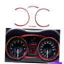 内装パーツ 三菱ランサーEVO 08-14のための赤い炭素繊維の内装の楽器のパネルのトリム Red Carbon Fiber Interior Instrume...