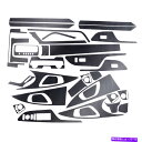 内装パーツ Honda Civic 10th 5Dカーボンファイバースタイルインテリアデカールステッカートリムキット Fit for Honda Civic 1...