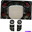 ѡ ɥСLR󥸥СΤιΥƥ󥰥ۥܥȥ13-17 Black Alloy Steering Wheel Button Trim For Land Rover LR Range Rover Vogue 13-17
