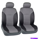 内装パーツ エンボンシェイクパン用プットシートシートジョーブースラックス2トーンPUオーバー - オリジナルのタイトルを表示 ホンダシビックセダン用フィットシートカバーグレーブラック 2 トーンPUレザー- show original title