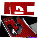 内装パーツ IS250 300 350Bのための2倍の炭素繊維のシガータターライターギアシフトステッカートリム 2xRed Carbon Fiber Cigar...