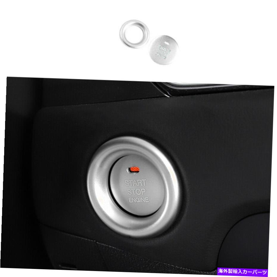 内装パーツ ▲CX-5 CX5 2017-2021用途シルバーアルバンポタタンスタートスイッチパートリー - オリジナルのタイトルを表示する マツダ CX-5 CX5 2017-2021 用シルバーアルミワンボタンスタートスイッチカバートリム- show original title