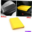 内装パーツ テスラモデル3 2017-2021のための黄色のABS中央コンソールarmrest箱のカバーのトリム Yellow ABS Central Console Armrest Box Cover Trim For Tesla Model 3 2017-2021(2)