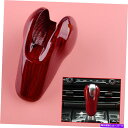 内装パーツ 赤いカーボンファイバーギアシフトノブヘッドカバートリムフィットPorsche Macan Panamera Red Carbon Fiber Gear Shift Knob Head Cover Trim Fit For Porsche Macan Panamera(2)