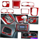 内装パーツ Volkswagen VWゴルフ6 MK6 GTI 2008-2012のための8倍の赤い炭素繊維のインテリアトリム 8X Red Carbon Fi...