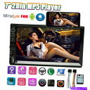 内装パーツ 2dinナビゲーションカーステレオ7 Bluetooth DVDオーディオプレーヤーミラーリンクAndroid / iOS 2Din Navigation Car Stereo 7 Bluetooth DVD Audio Player Mirror Link Android/IOS