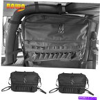 内装パーツ 2ピース車のトランクアンチロール収納バッグブラックオックスフォード布用JEP JL Wrangler 18+ 2PCS Car Trunk Anti-roll Storage Bag Black Oxford Cloth For Jeep JL Wrangler 18+