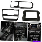 内装パーツ 3ピースインテリアトリムアクセサリーキットナビゲーションJLルビコン2018 3pcs Interior Trim Accessories kit Navigation For Jeep Wrangler JL Rubicon 2018