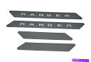 内装パーツ Putco 95143bpfd貨物ドアシルプロテクターセットフィット19-22レンジャー Putco 95143BPFD Cargo Door Si...