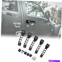 内装パーツ 5個の外観ブラックドアテールゲートハンドルJeep Wrangler JK 07+のためのカバートリム 5Pcs Exterior Black Door Tailgate Handles cover Trim for Jeep Wrangler JK 07+