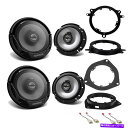 内装パーツ KENWOOD KFC-1666S 6.5「2003年から2007年のフロント＆リアドアのスピーカーTOYOTA SEMOIA Kenwood KFC-1666S 6.5 Front Rear Door Speakers for 2003-2007 Toyota Sequoia