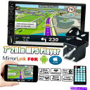 内装パーツ Andriod iOSのためのバックアップカメラオーディオMP5ミラーを持つ7インチダブル2DINカーステレオ 7Inch Double 2Din Car Stereo With Backup Camera Audio MP5 Mirror For Andriod IOS