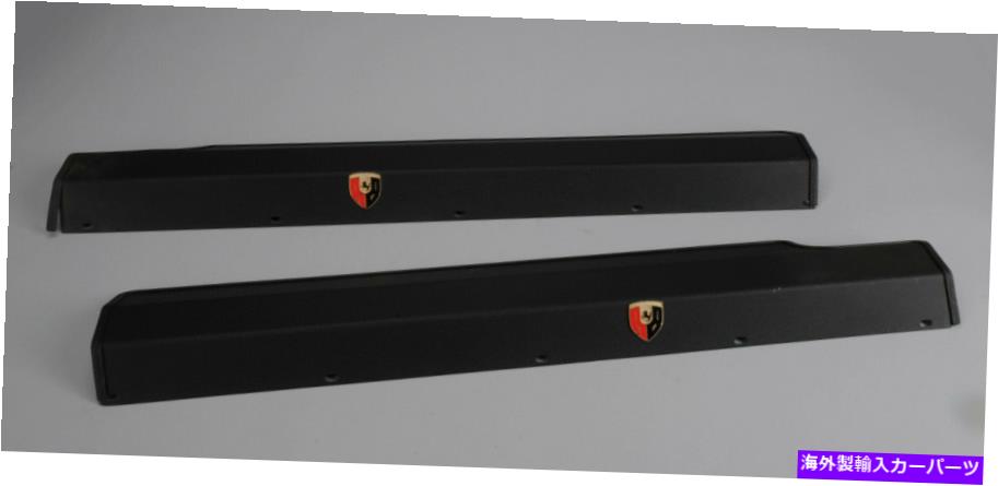 内装パーツ 1974-1989オルシダ911ブリックシルマートシルマート - オリジナルのタイトルを表示する 1974-1989 ポルシェ 911 ブラックパウダーコートシルプレートガード- show original title